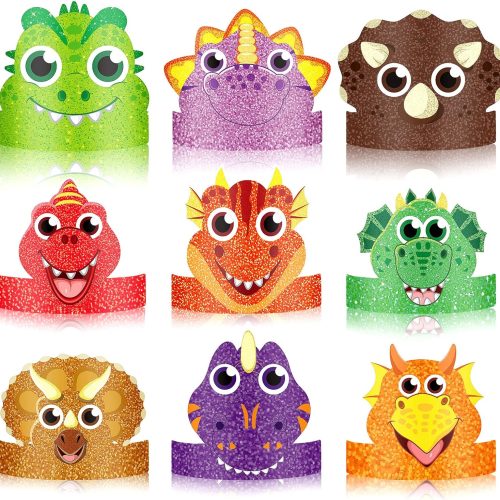 24 Pcs Party Hats for Kids Paper Headbands Crown for Boys Girls, Birthday Party Decoration Favors