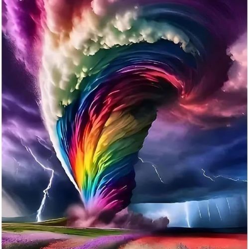 JFYHAB Aurora Diamond Painting Kits for Adults, 5D Diamond Art for Begginers, DIY Diamond Art Kits, Full Round Drill Diamond Paintings for Adults for Home Wall Decor, 12x16in
