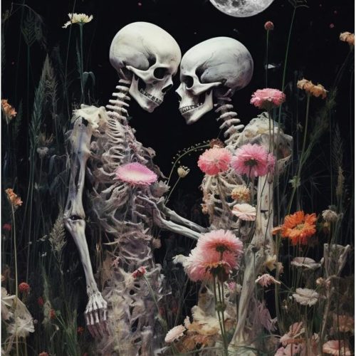 Reivworl Halloween Diamond Art Kits for Adults, Skeleton Diamond Painting Kits, Gem Art Kit for Gifts and Home Interior Decor 12x16 Inch