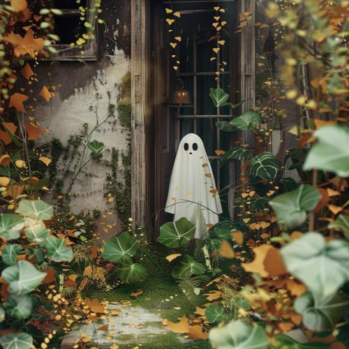 CTZ279CT_1 Halloween Counted Cross Stitch Kits for Adults, Ghost Stamped Cross Stitch Kits for Beginners, Needlepoint Cross-Stitch Horror Patterns Embroidery Kits Arts and Crafts for Home Decor