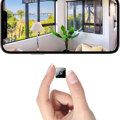 Mini Wireless Security Camera, Small Home WiFi 1080P Micro HD Magnetic Nanny Cam with Motion Detection, Cloud & SD Storage, Night Vision, Tiny Cameras for Home Pet Baby Office Indoor Outdoor