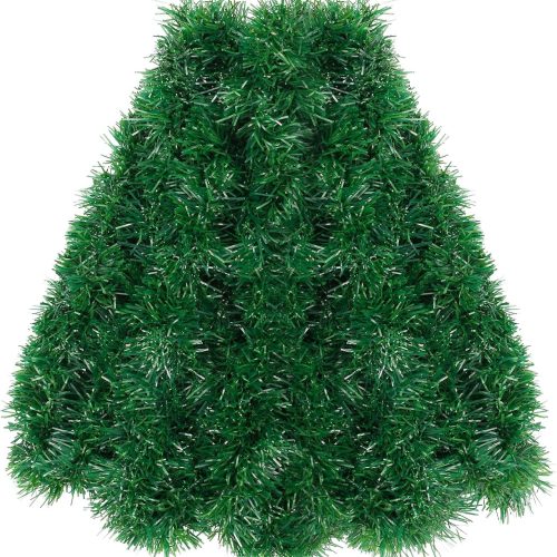 50ft Christmas Garland,Greenery Artificial Pine Garland Twisted Hanging Garland Holiday Decor for Stairs Mantle Fireplace Home Party Holiday Christmas Decoration Indoor Outdoor Decor
