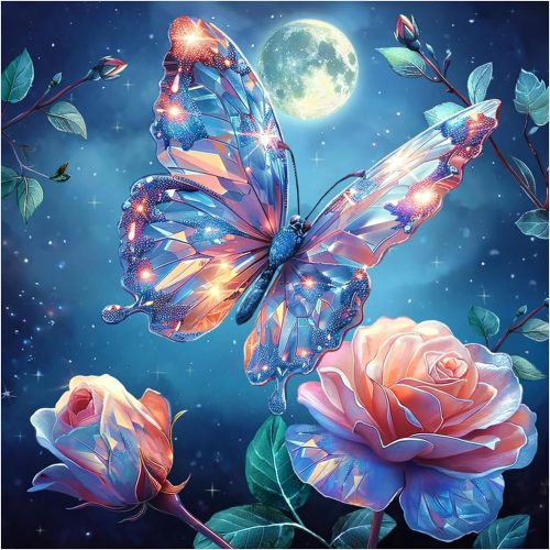 Lophomie Diamond Art Kits for Adults, 5D DIY Wolf Diamond Painting Kits for Adults Beginners, Diamond Dots Kits Gem Arts Crafts for Home Wall Decor 14x14 Inch