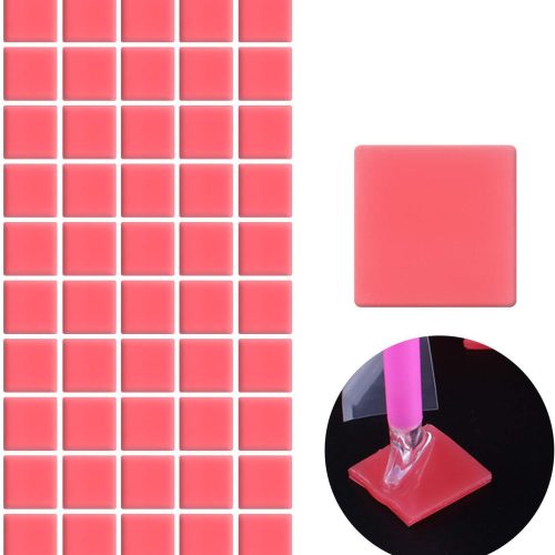 FEBSNOW Painting Glue Clay DIY Diamond Embroidery Wax Tool Set (Red 60 pcs)