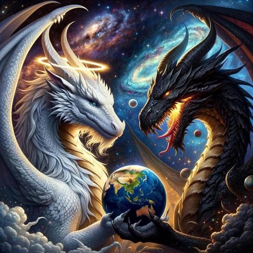 YarnMate Dragon Diamond Art Kits for Adults,DIY Animal Diamond Painting Kits for Adults Beginners,5D Full Drill Diamond Dots with Diamond Gem Art and Crafts for Home Wall Decor 14x14inch