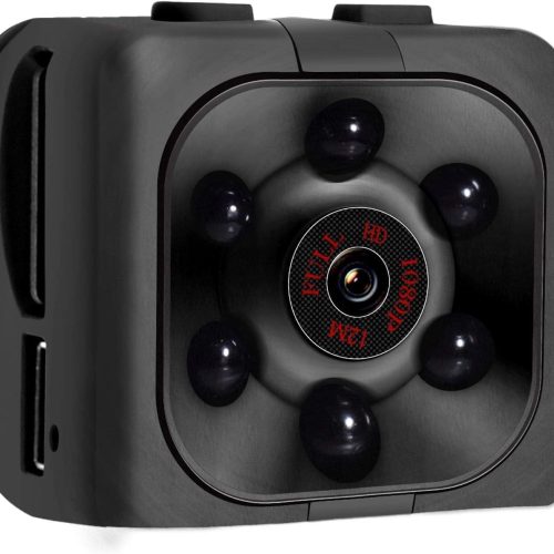 Spy Camera 1080P HD Hidden - Mini Wireless Nanny Cam with Night Vision, Motion Detection - Home Security Camera for Office, Baby, Pet - No WiFi Needed, 100% Private, Portable & Rechargeable