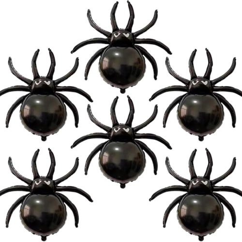 33" Spider Foil Balloons - Halloween Black Spiders Animal Spooky Balloon for New Year Party Decoration Supplier