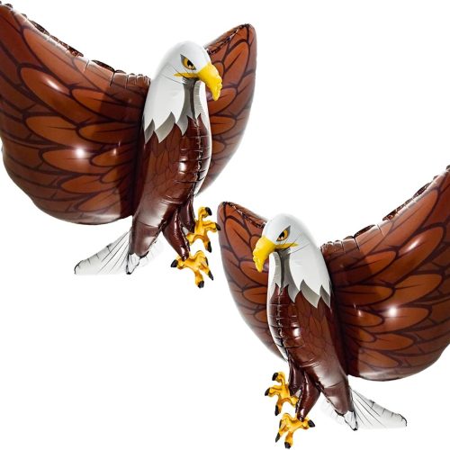 Giant Eagle Foil Balloons for Kids Party Decorations 32"3D Three Dimensional Aluminium Foil Brown Balloon Birthday Party Supplies Cute Baby Shower Decorations Independence Day Supplies 1