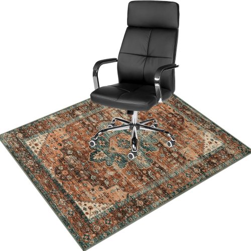 48"x60" Chair Mat for Hardwood Floor/Tile Floor, Desk Chair Mat for Hard Floors, Under Desk Rug Protector for Rolling Chair, Computer Gaming Chair Mats, Low Pile Carpet Floor Mat