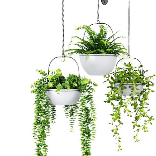 1 Hanging Planters for Indoor Plants Plant Hanger Indoor Hanging Plant Rod 36.2in Window Plant Shelves Metal Rod Pot/Chain/Plant Not Included