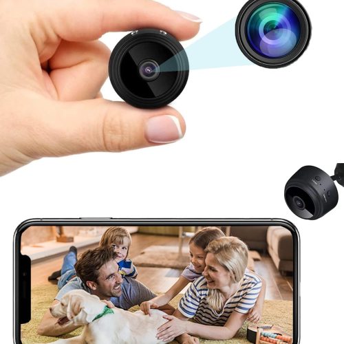 WiFi Hidden Camera with Night Vision Motion Detection，1080P Full HD Mini Spy Camera,Home Security Nanny Cameras for Children/Home/Pet