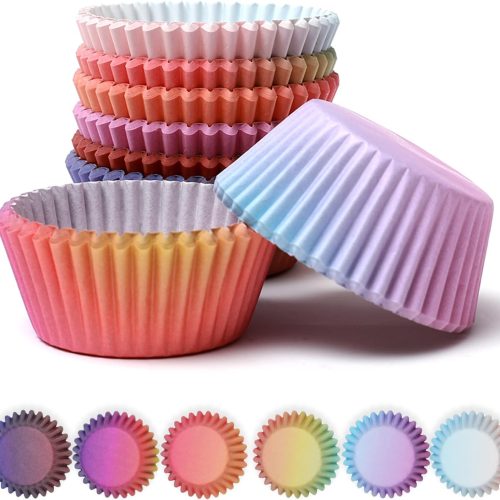 1 Cupcake Liners Cupcake Cups 300-Count Food Grade Gradient Design Cupcake Papers Baking Cups Cupcake Wrappers