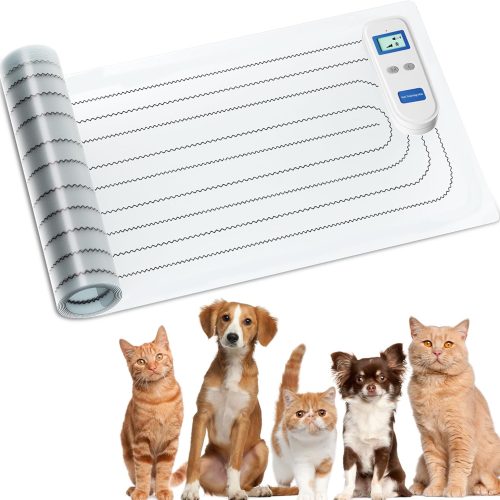 scat mat for cats-Rechargeable-Cat Counter Deterrent Devices -Pet Shock Pad- Dogs & Cats Electronic Repellent mat for Indoor- 3Training Modes- Keep Dog Off Couch chair-door-hallway- bed(30" X 16")