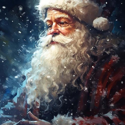 VAIIEYO Diamond Art Kits for Adults Santa Claus, 5D Diamond Art Kit for Beginners Christmas, DIY Paint with Round Full Drill Diamonds Paintings Gem Art for Home Wall Decoration Gift-16X20 Inch-10