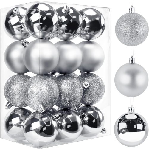 TranquilBliss Christmas Ornaments, 36 Packs 1.57 Inch Red Burgundy Ball Decorations for Xmas Tree, Wreath Decor, New Year Party - Shatterproof Plastic Bulbs