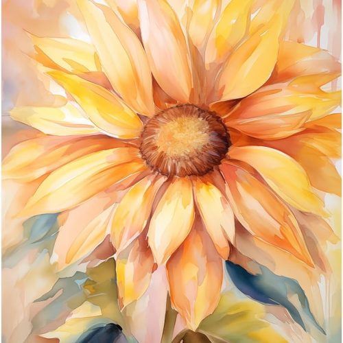 Natuyalo Paint by Numbers Kit for Adults - Sunflower DIY Adult Paint by Number Kits Flowers Acrylic Canvas Painting for Adults Beginners Kids Art Crafts Without Frame, 16x20 Inch