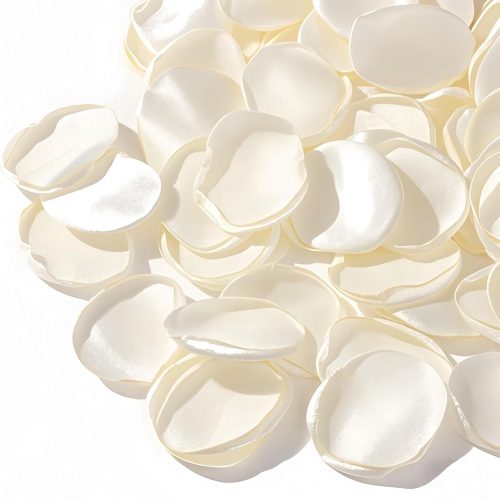 1 300Pcs Silk Ivory Rose Petals,Artificial Flowers Petals Romantic Night Decoration for Wedding Bridal Shower Flower Girl Basket Centerpiece Aisle Party Confetti Dinner Table