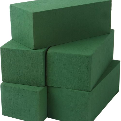 1 5pcs Floral Foam Bricks,Green Florist Block for Fresh Artificial Flower Arrangement Craft Supply Wedding