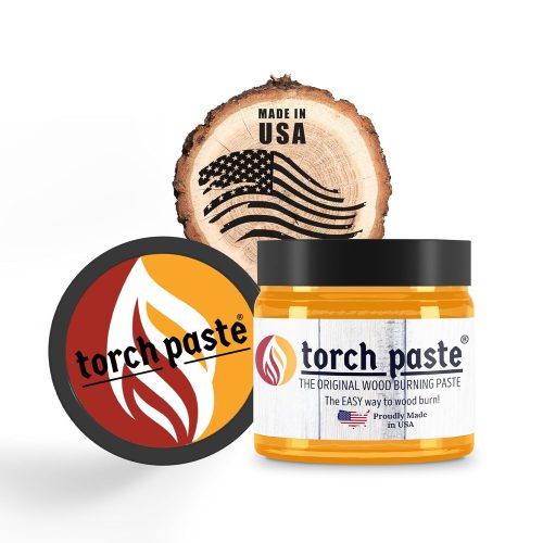 1 The Original Wood Burning Paste | Made in USA | Heat Activated Non-Toxic Paste for Crafting & Stencil Wood Burning | Accurately & Easily Burn Designs on Wood, Canvas, Denim & More | 3 OZ
