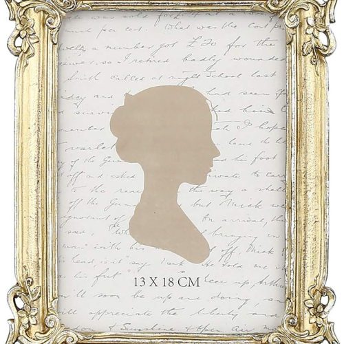 1 Sunlit Vintage Picture Frame 5x7 Inch, Luxury Antique Photo Frames with Glass Front, Photo Display, Tabletop Wall Hanging, Gift Ideas