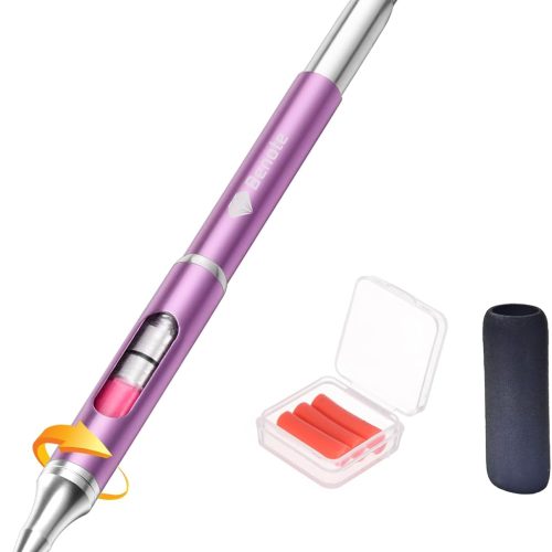 1 Benote Diamond Art Painting Pen Refillable Wax, Diamond Paint Accessories Refillable Wax Pen Self-Stick Drill Pens with Metal Correction Plate for Art DIY Craft - B18