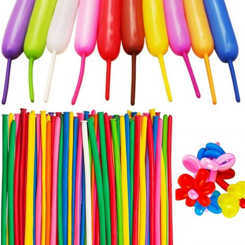 100 Pcs 260 Clear Long Balloons for Modeling, Twisting Balloons for Animals, Birthday, Wedding Parties - Premium Quality Latex