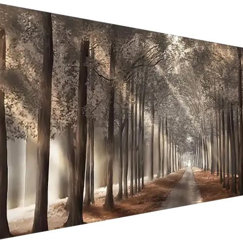 BOHADIY Forest Diamond Painting Kits for Adults 5D Large Landscape Diamond Art Kits for Adults Full Drill Woods Diamond Art Painting Kits Gem Art Kits for Wall Decor 27.5x15.7Inch Sunshine Tree