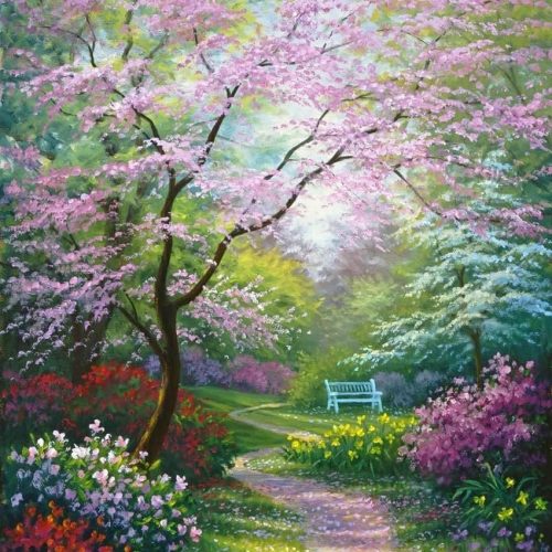 Eiazuiks Diamond Painting Kits for Adults, Landscape 5D DIY Diamond Art Kits Full Drill Diamond Dots for Gift Wall Decor and Relaxation Gem Arts 12x16 inch