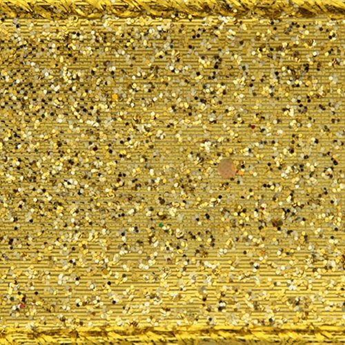 155910 1.5" Wide Metallic Craft and Decorative Ribbon, 9-Foot Spool, Glitter Gold