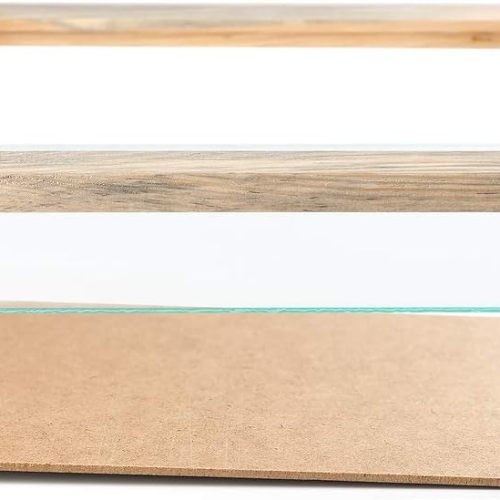 4 Rustic Wooden Picture Frame 11x14 Inch - Natural Solid Eco Distressed Wood for Wall Mounting Photo Frame