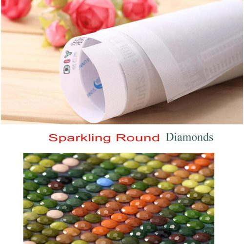 4 BOHADIY 5D Diamond Painting Kits for Adults, Large Size Diamond Art Music Art Kits for Adults,DIY Full Round Drill Diamond Dots with Gem Arts for Home Wall Decor Gift 11.8 X 31.5 inch