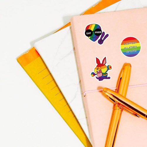 4 Pride Stickers Bulk, 200 PCS Rainbow Sticker Packs for LGBTQ Gay Pride Stuff Accessories Celebration Parades Home Decor Party Supplies Festivals