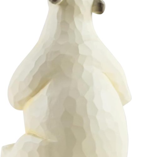 4 Dad and Daughter Son Figurine, Polar Bear Figurine Keepsake Father s Day Gift for Daddy, Mom and Daughter Son Figurines Birthday Anniversary (I Love You to The Moon and Back)