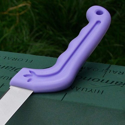 4 Tinsow Floral Foam Knife Florist Professional Cutting Knife for Flower Foam Block, Cake, Fruit, Utility Tool for Flower Clay Blocks (Light Purple)