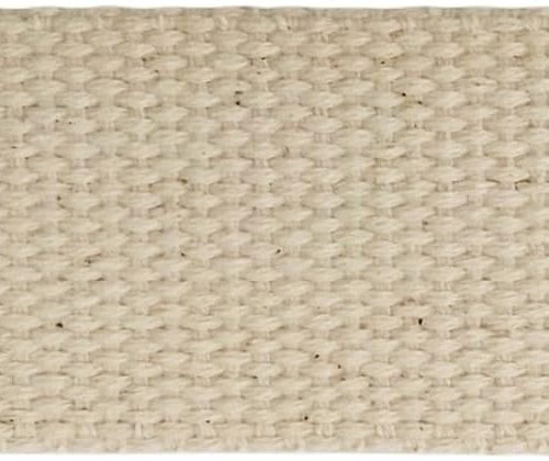 4 Abbaoww 11 Yards Natural Heavy Cotton Webbing 1.5 Inch for Sewing DIY Craft Bags Making Outdoor Supplies (1.5 Inch)