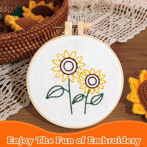 10 PCS Embroidery Fabric, Pre-Cut White Natural Cotton Embroidery Cloth Fabric, Embroidery Cloth Squares for Embroidery Garment Craft (11.8 × 11.8 Inch)
