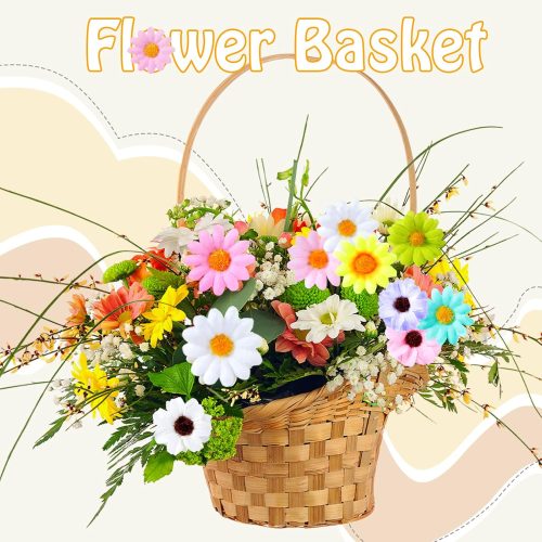 Janinka 200 Pcs Faux Daisy Flowers Heads Crafts Silk Artificial Mix Color Sunflower Heads for Wedding Decoration DIY Wreath Scrapbooking Craft Festival Faux Flower for Home Party Decor