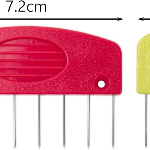 20pcs/Set Colorful Knit Blocking Pins Kit, Knitting Blocks Combs for Blocking Knitting, Crochet, Lace Or Needlework Projects, Use with Blocking Mats for Knitting Pads (Orange&Blue)
