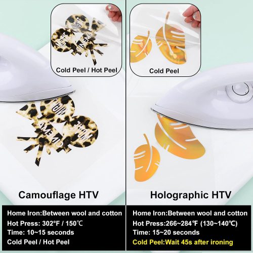 CAREGY HTV Heat Transfer Vinyl Bundle: 75 Pack 12" x 10" Iron on Vinyl for T-Shirt, 57 Assorted Colors for All Cutter Machine or Heat Press Machine