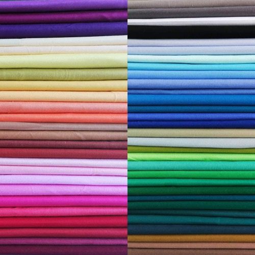 50pcs 10 x 10 inches Cotton Fabric Bundle Squares for Quilting Sewing, Precut Fabric Squares for Craft Patchwork