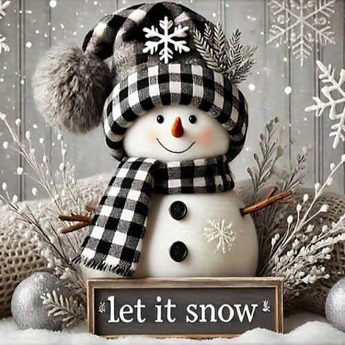 Diamond Art Kits for Adults - Christmas Gnome Diamond Painting Kit for Adults Beginners 5D Diamond Painting DIY Full Drill Christmas Diamond Paintings Gem Art Crafts Kit 14x14in