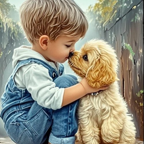 Dog Diamond Paintings Kits for Adults, Diamond Art with Dogs Full Drill Diamond Dots Paint with Diamonds Gem Arts and Crafts for Beginner Adults Home Wall Decor