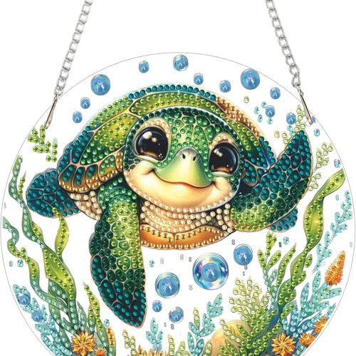 AIBOERL Dragon Diamond Painting Pendant Kits,5D Diamond Art Diamond Painting Hanging Kits,7.23"X7.23"DIY Diamonds Painting Suncatcher Pendant Kit for Adults for Gift Wall Home Decor