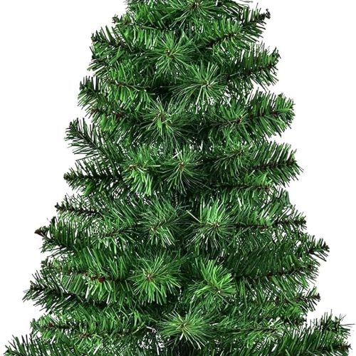 Tabletop Premium Artificial 3Ft Small Mini Christmas Tree for Home, Office, Indoor and Outdoor Decor,Holiday Decoration,Easy Assembly Metal Hinges & Foldable Base.Green Tree