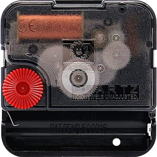 12888 Super Silent Sweep Clock Mechanism, 5/16 inches - 59/64 inches Shaft Length Quartz Wall Clock Motor Replacement, Clock Parts Battery Operated (No Clock Hands)