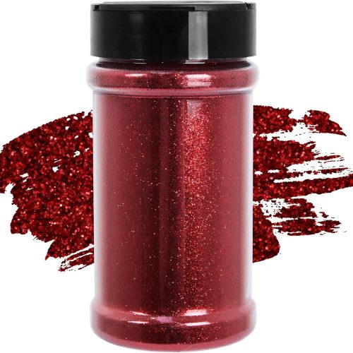 Ultra Fine Red Glitter, 7.05 Oz (200g), Fine Glitter for Resin Crafts Nails Tumblers Slime Cosmetic and Festival Decoration - Red Fine Glitter Bulk