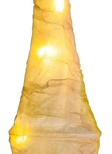 JOYIN 47" Halloween Decorations Hanging Cocoon Corpse, Halloween Indoor Decor, Light Up Corpses Skeleton, Scary Outdoor Decoration, Dead Body Prop for Haunted House Yard Outside Decor