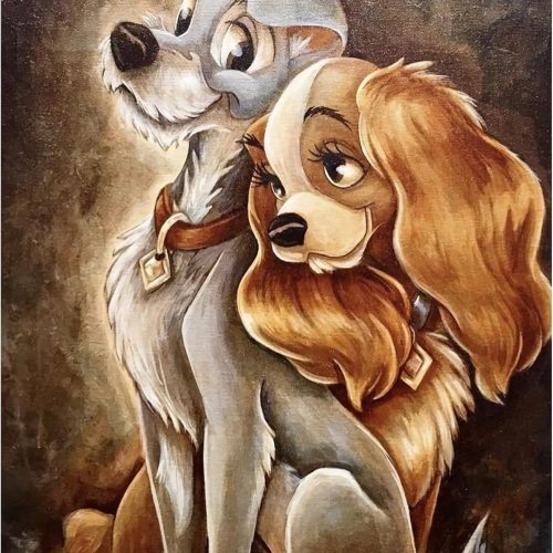 CT2562CT_1 JAKI Diamond Art Painting Kits for Adults-Dog Diamond Painting Kits,Square Full Drill Diamond Art for Home Wall Decor(12x16inch)
