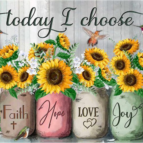 Hlison 5D Diamond Painting Kits for Adults, Diamond Art Kits for Kids Beginner, Sunflower DIY Rhinestone Diamond Painting for Gift, Home Wall Decor (12”W x 16”L)