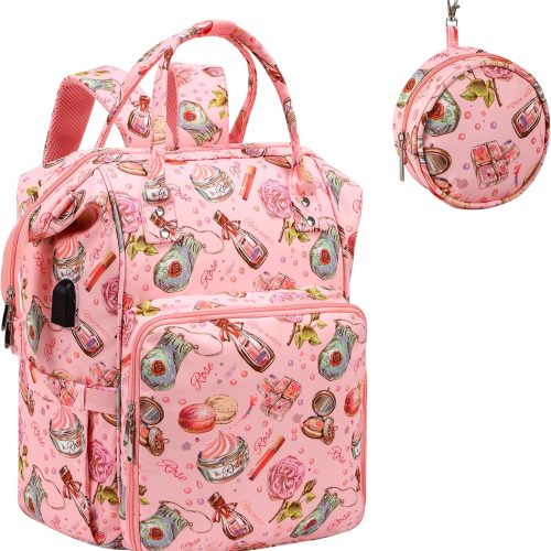 KOKNIT crochet bag,knitting bagBackpack and Tote Bag Storage Bag ，Large capacityYarn Storage Organizer Travel Crochet Bag Women Carrying Crochet Accessories Knitting Needles Crochet